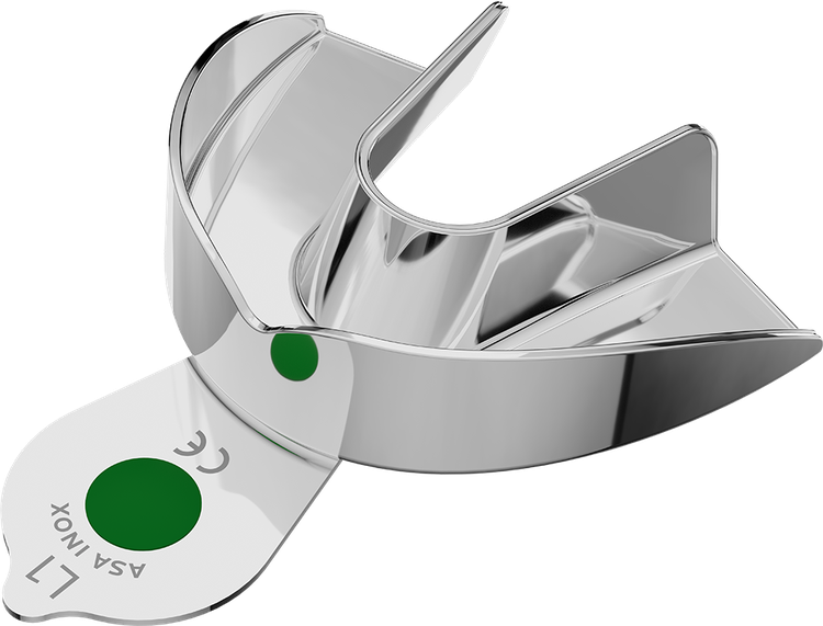 ASA Afdruklepel Betand RVS "New Super" Ongeperforeerd Onder