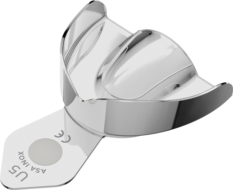 ASA Afdruklepel Betand RVS "New Super" Ongeperforeerd Boven