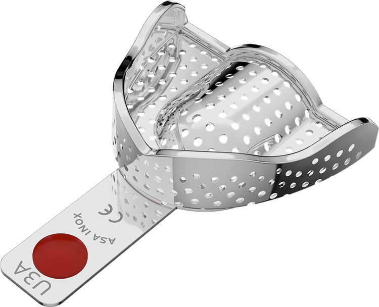 Asa Afdruklepel Betand RVS Perma-Lock Anatomisch Geperforeerd Boven