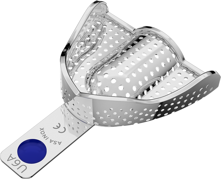 Asa Afdruklepel Betand RVS Perma-Lock Anatomisch Geperforeerd Boven