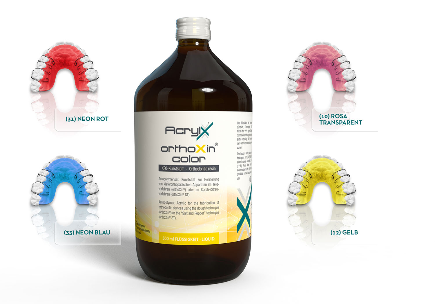 Acrylx OrthoXin Color Vloeistof