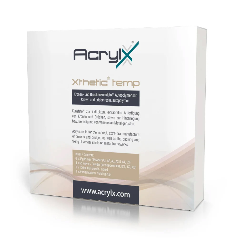 ACRYLX Xthetic® temp - Starter Kit set