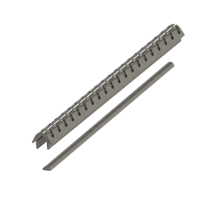 HR LV BAR Ruiter Micro Palladium Legering incl. Plaatshouder 5cm