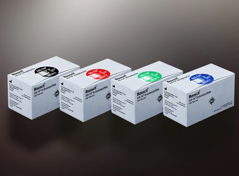 Bausch Arti-Fol Ultra Thin Articulatiefolie Dubbelzijdig Rood 8µ