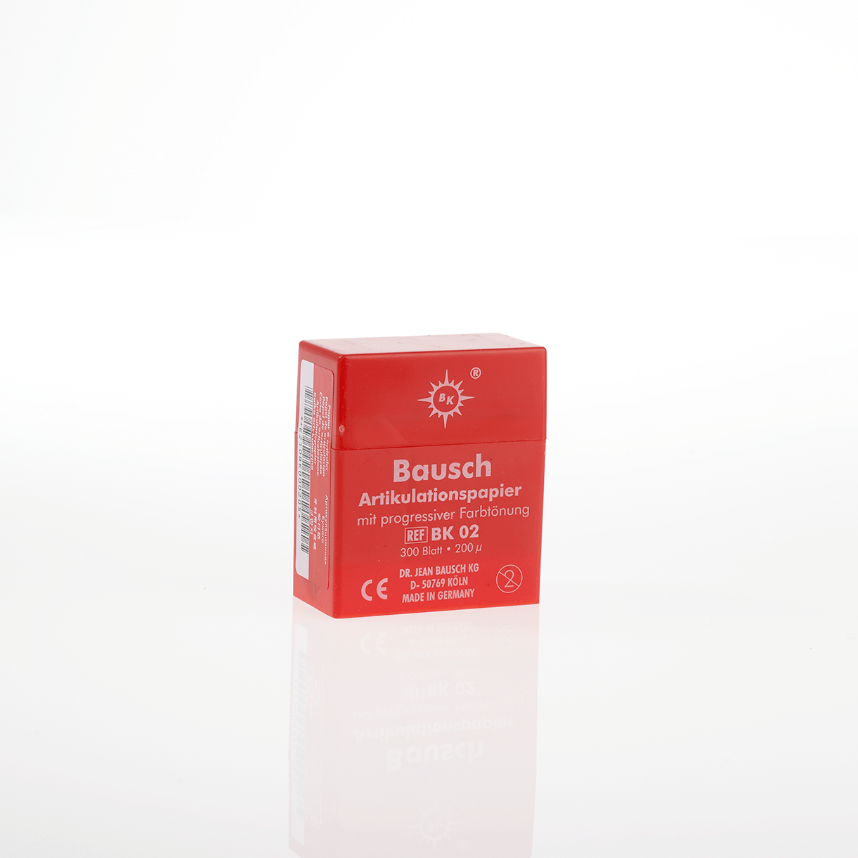 Bausch Articulatiepapier Strips Rood 200µ