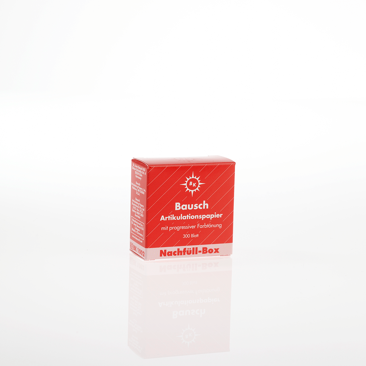 Bausch Articulatiepapier Strips Rood 200µ Navulverpakking