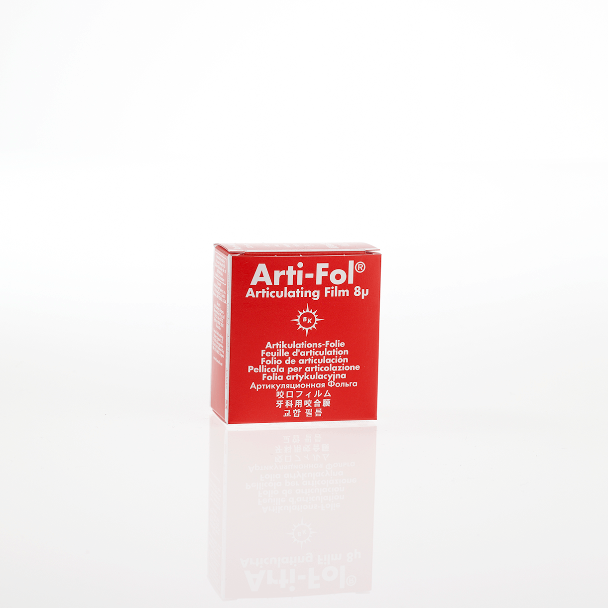Bausch Arti-Fol Ultra Dun Occlusiefolie 8µ Dubbelzijdig Rood