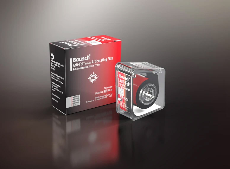 Bausch Arti-Fol Metallic 12µ Dubbelzijdig Rood-Zwart