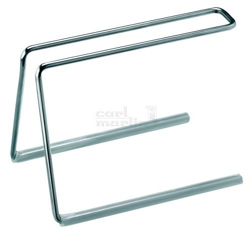 Carl Martin Tangenstandaard 16cm RVS met antislip siliconen voetjes