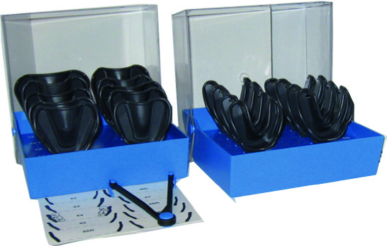 Clan Border-Lock Afdruklepel-set Boven Autoclaveerbaar Betand