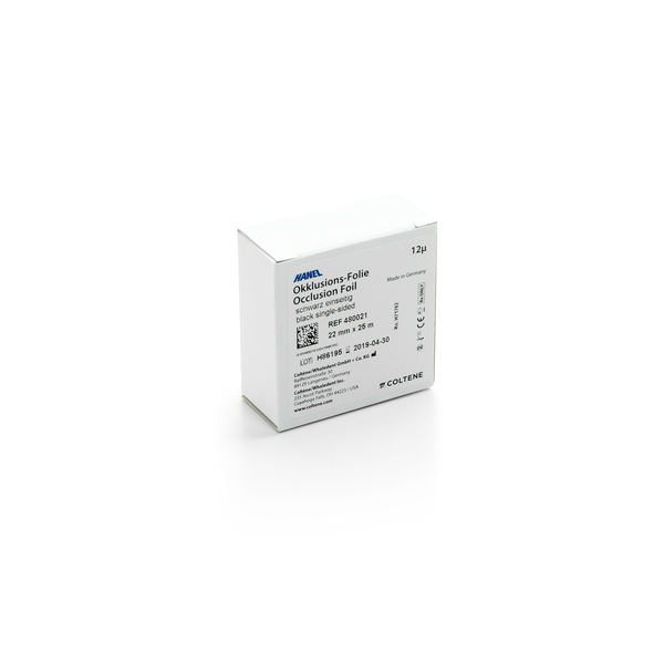 Hanel Occlusiefolie EZ Blauw 12µ 22mm