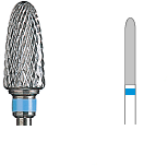 Edenta Hardmetaalfrees Cilinder Bol Kruisvertand Standaard 0410.023HP