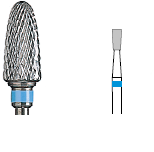 Edenta Hardmetaalfrees Omgekeerd Conisch Kruisvertand Standaard 0910.023HP