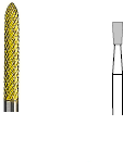 Edenta Hardmetaalfrees Superfijn Titanium Coating 0931.023HP