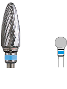 Edenta Hardmetaalfrees Standaard 7170.060HP