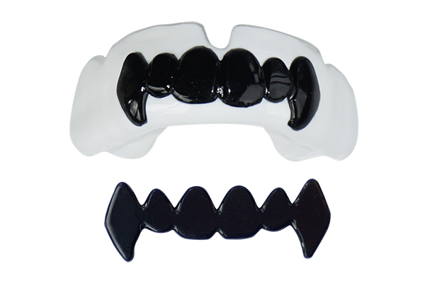 Erkodent Playsafe 4u, anterior teeth black