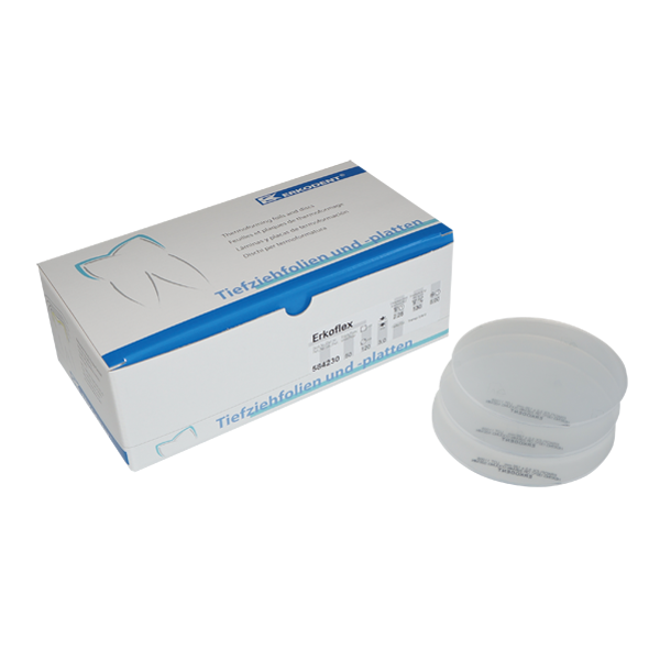 Erkodent Erkoflex Dieptrekplaat Transparant 1,0x120mm