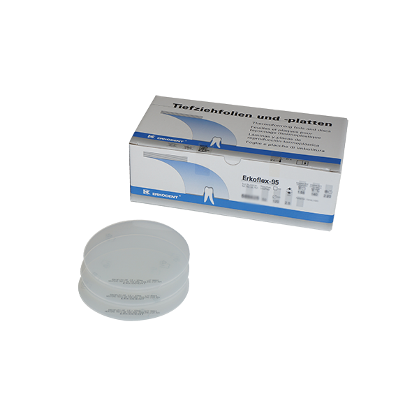 Erkodent Erkoflex Dieptrekplaat Transparant 1,0x120mm