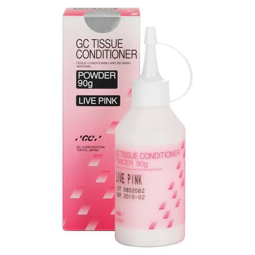GC Tissue Conditioner Poeder Weekblijvend Materiaal - Live Pink