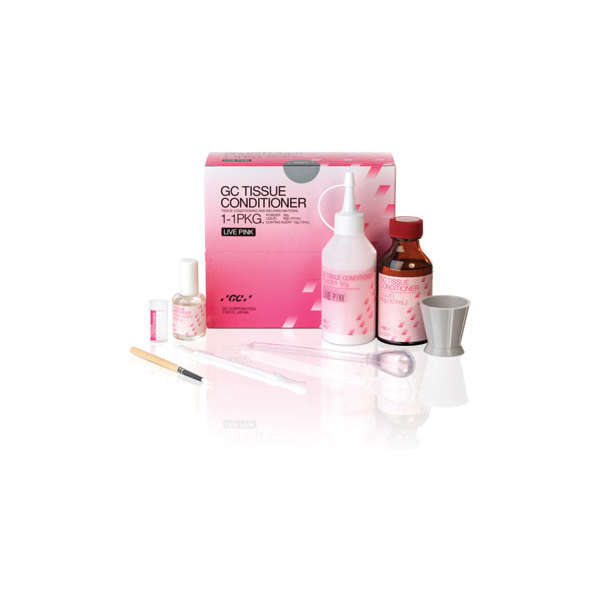 GC Tissue Conditioner Weekblijvend Materiaal Compleet - Live Pink