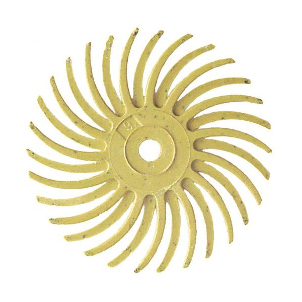 Hatho Habras Disc Polijstrubber Geel K80 Grof 19mm