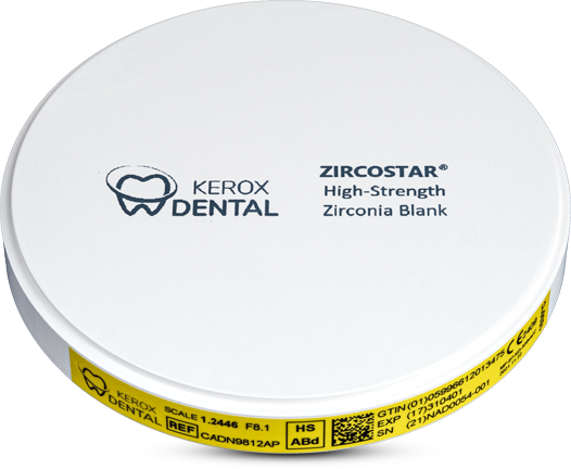 Kerox ZircoStar Blank HS (High Strength)