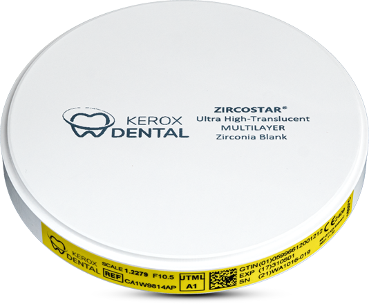 Kerox Zircostar Blank UTML (Ultra Translucent Multilayer)