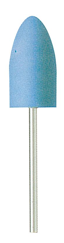 Identoflex Super Acrylic Polijstrubber Fijn Vlam Gemonteerd Lichtblauw