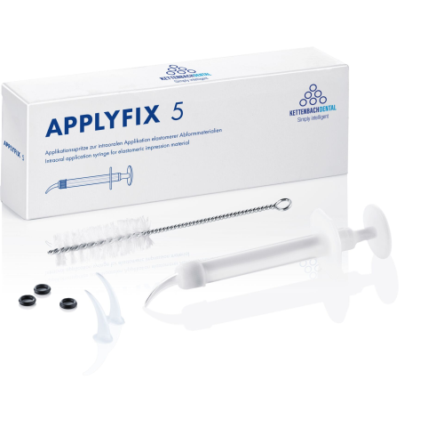 Kettenbach Applyfix 5 - 2x Plastic Afdrukspuit, 12x Intraorale Tips en 1 Borstel