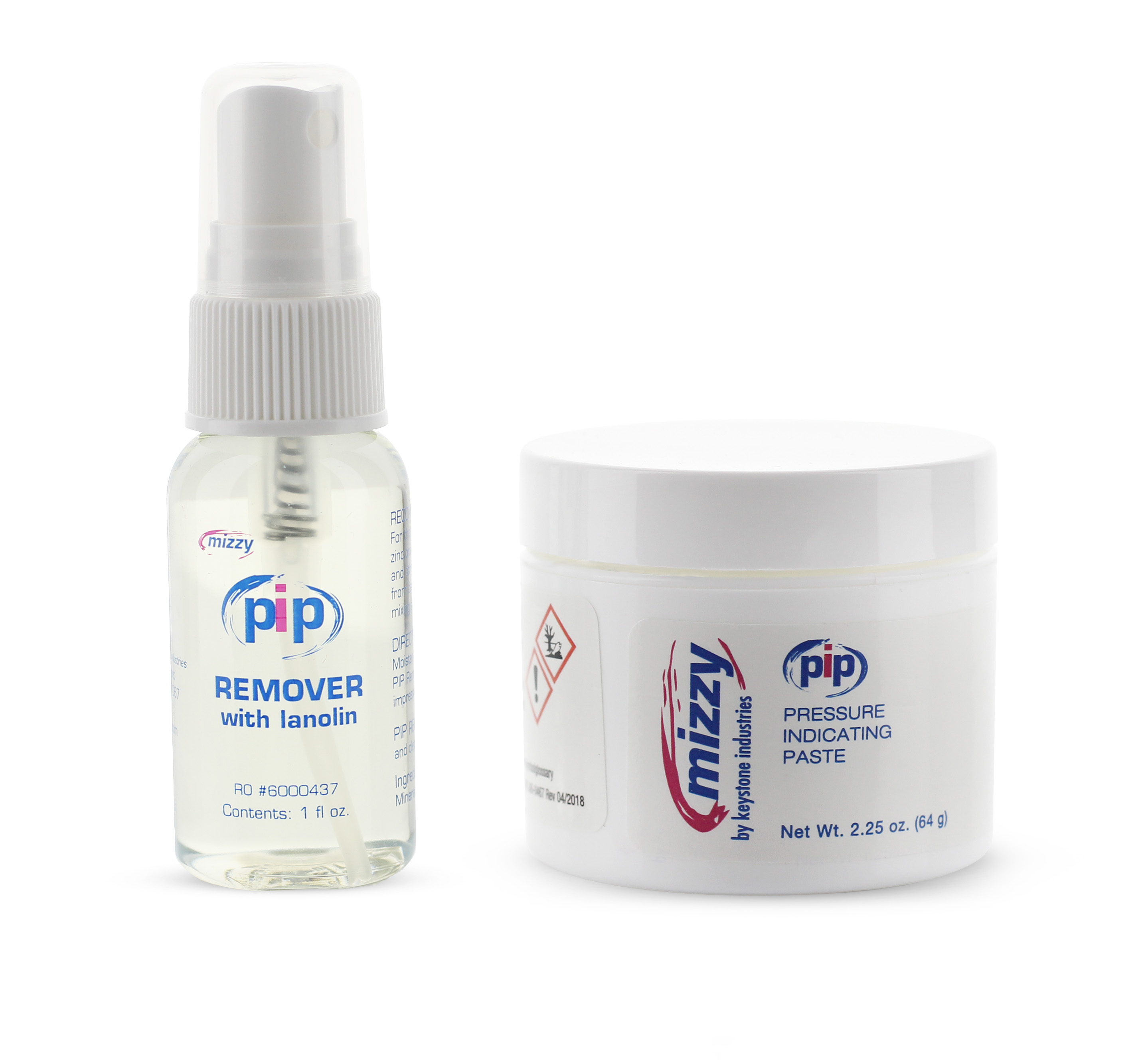 Mizzy drukplaatsindicatie pasta PIP-pot met remover, 64g