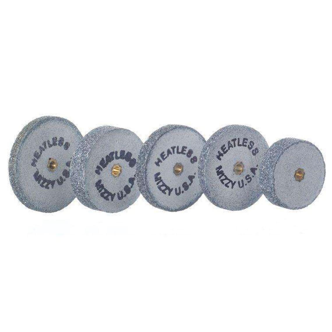 Mizzy Heatless Wheels slijpschijven grijs of wit