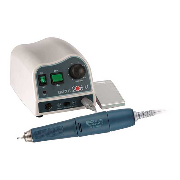 Saeshin Strong 206/103L Micromotor incl. Voetbediening
