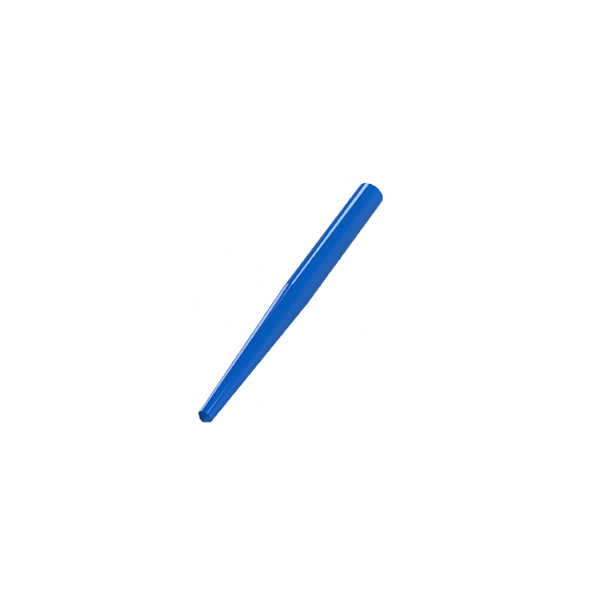LV PER Afdrukstift L=22,90mm - L konus 12,30mm Ø Top 1,00mm Blauw