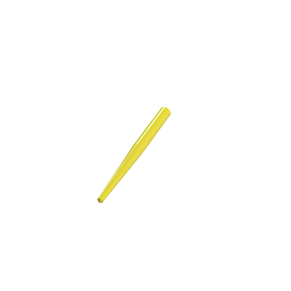 LV PER Afdrukstift L=14,10mm - Ø Top 0,80mm Geel