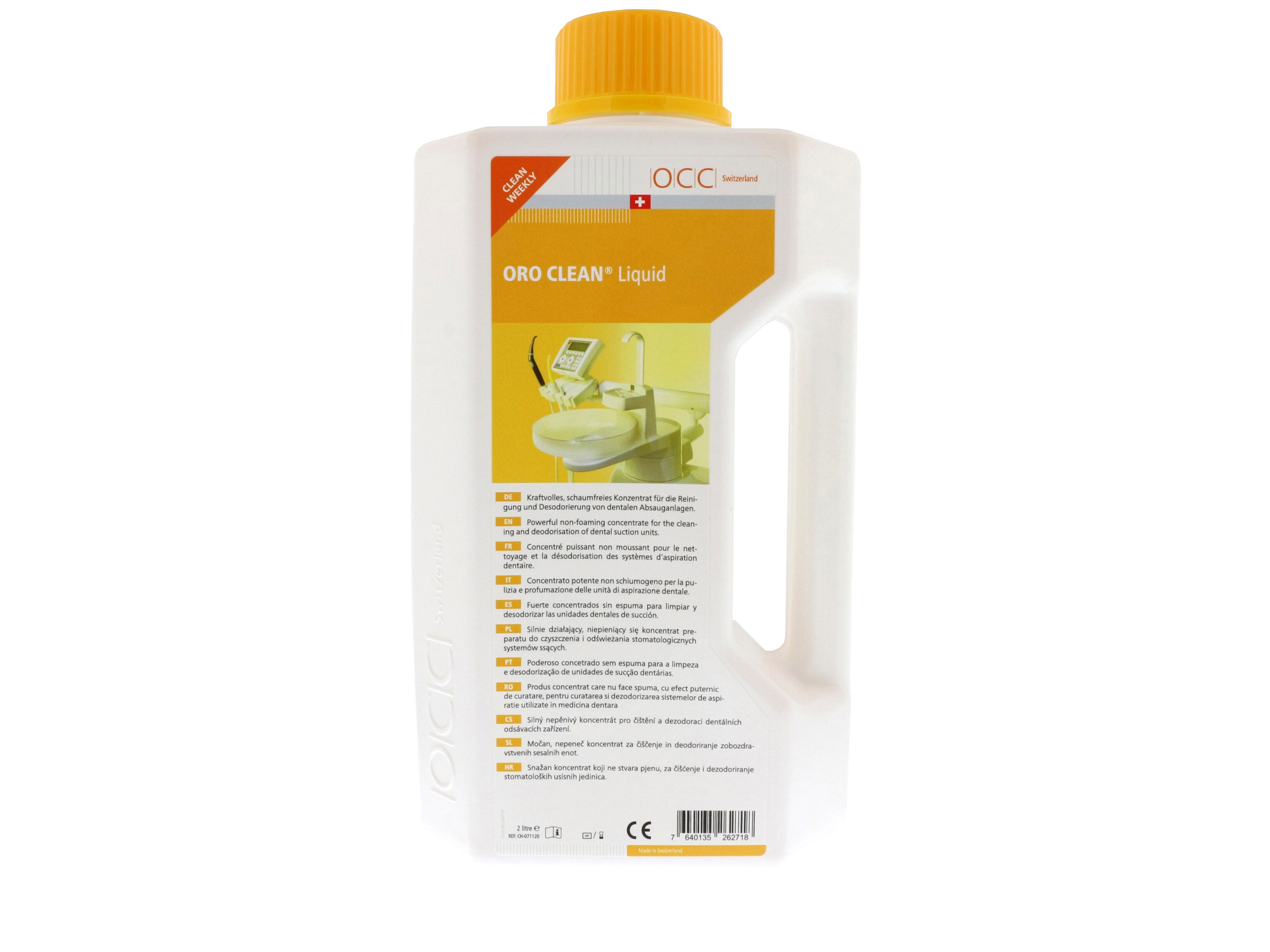 Oro Clean Liquid (concentraat), afzuigunit reiniging, 2L