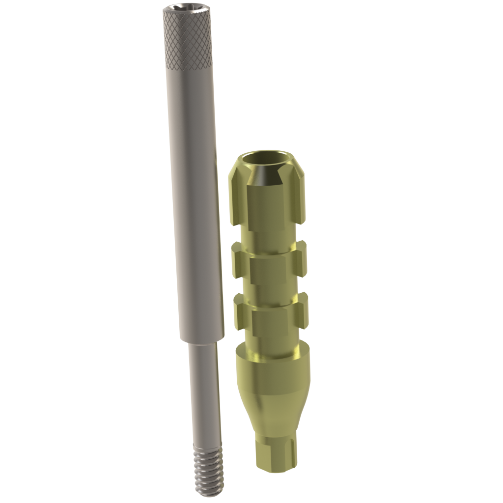 OrangeCAD MED Afdrukstift (open) | 10 Ncm | Ti5 | Set | Straumann® Bone Level