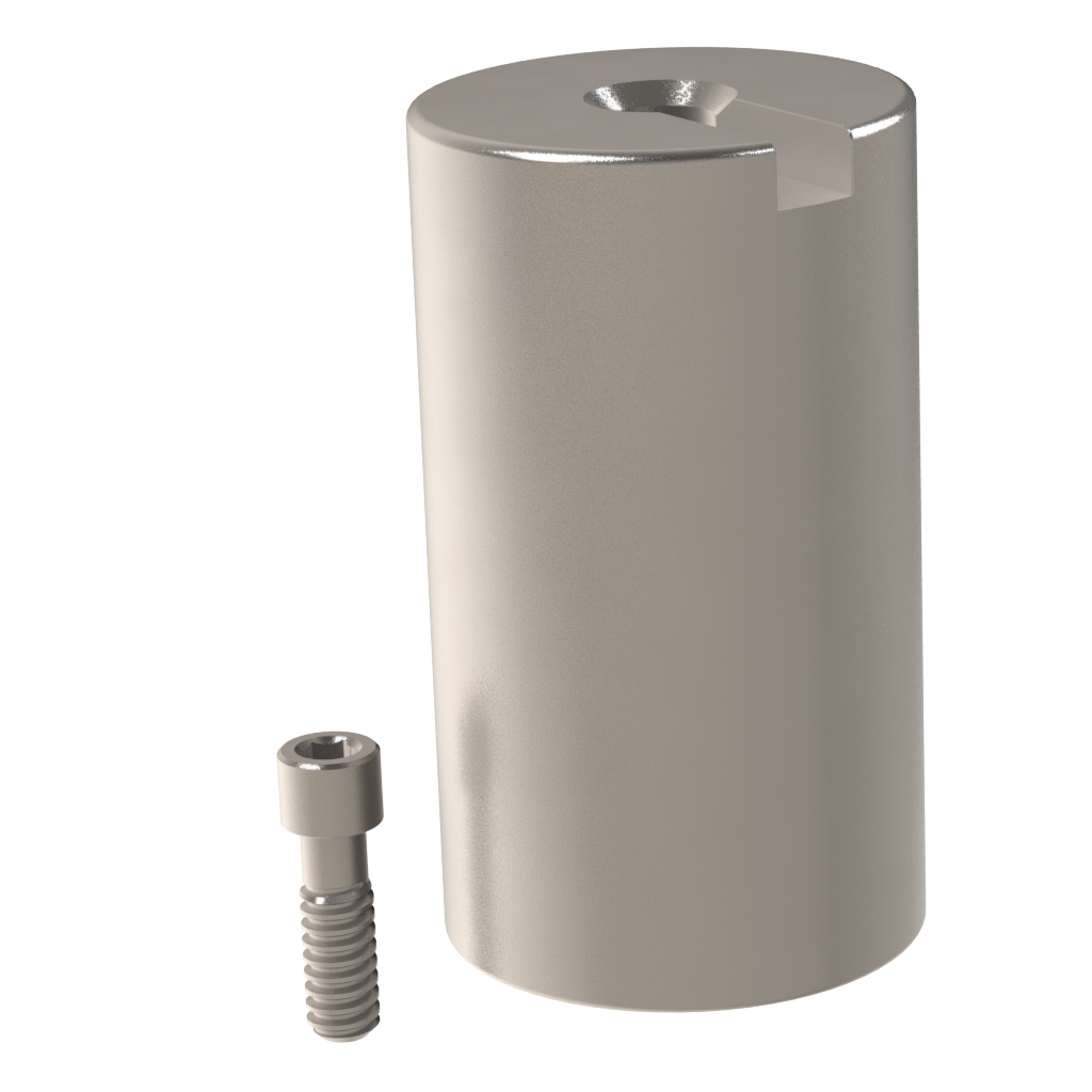 OrangeCAD MED Pre-Mill Medentika®-klem | Ø 11.5 mm | 30 Ncm | Ti5 | Set | ZMB | Zimmer-TSV / MIS-Seven / Biohor.-Int. Hex