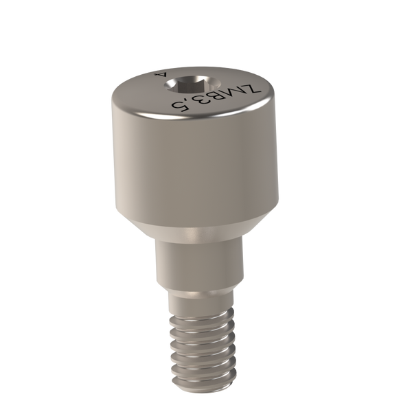 OrangeCAD MED Healing abutment | 10 Ncm | Ti5 | Zimmer-TSV / MIS-Seven / Biohor.-Int. Hex