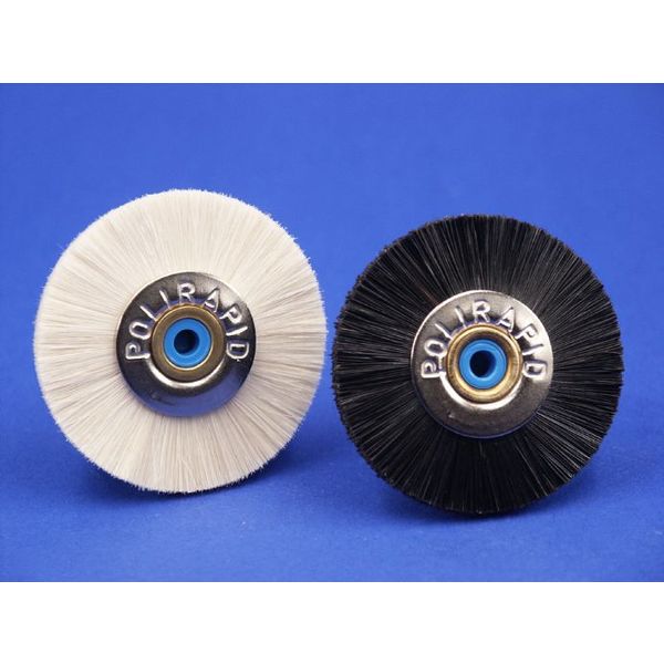 Polirapid Polijstborstel Geitenhaar Wit Kunststof Kern 48mm