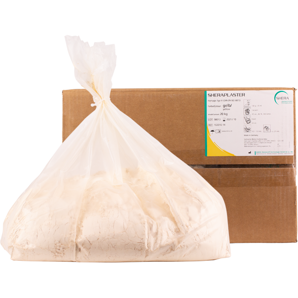 Shera Plaster Gips Klasse III Geel