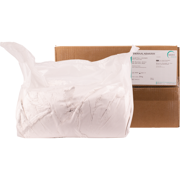 Shera Alabaster Gips Klasse II Wit