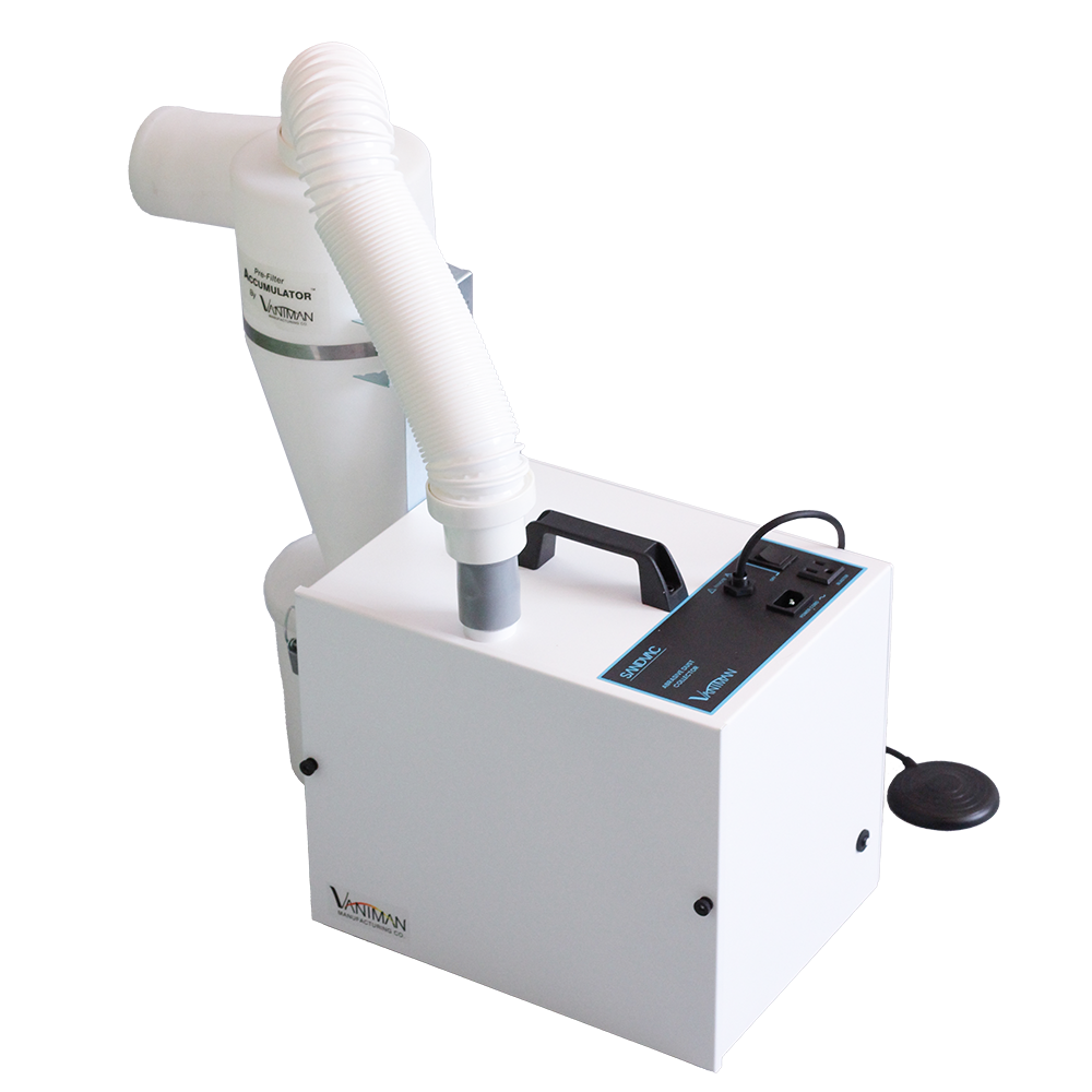 Vaniman SandVac incl. Voorfilter Afzuiging