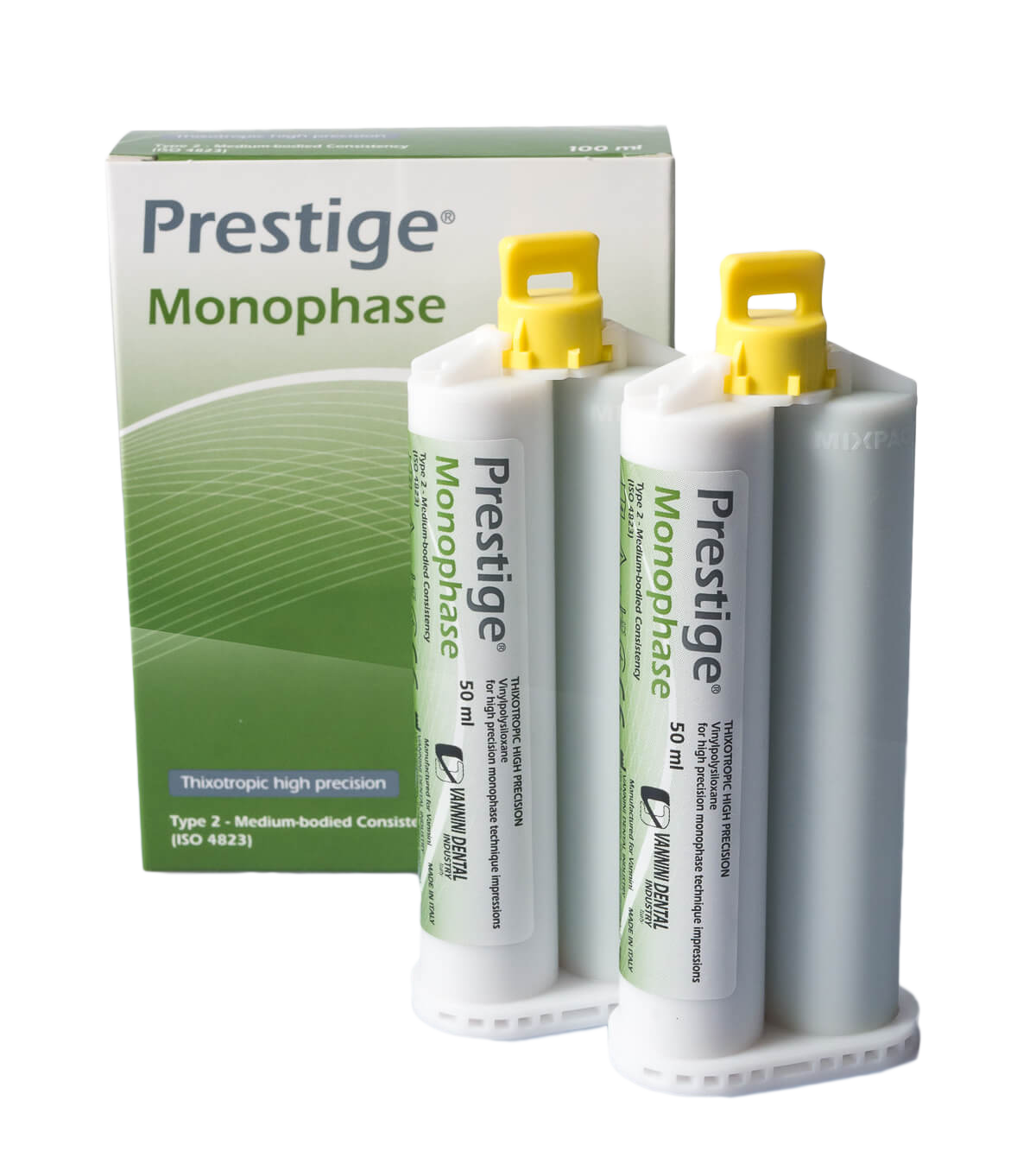 Vannini Prestige Monophase XL Pack Afdruk Siliconen met gratis mengtips