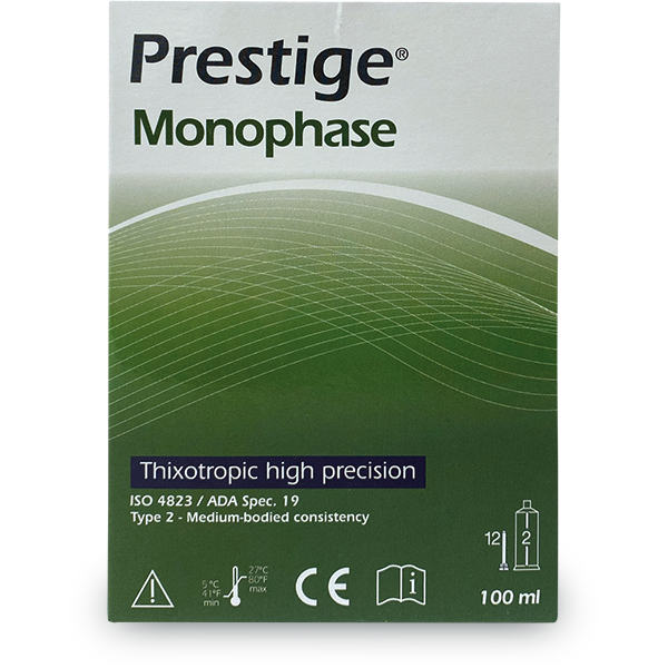 Vannini Prestige Monophase Afdruksiliconen Incl. Mixingtips
